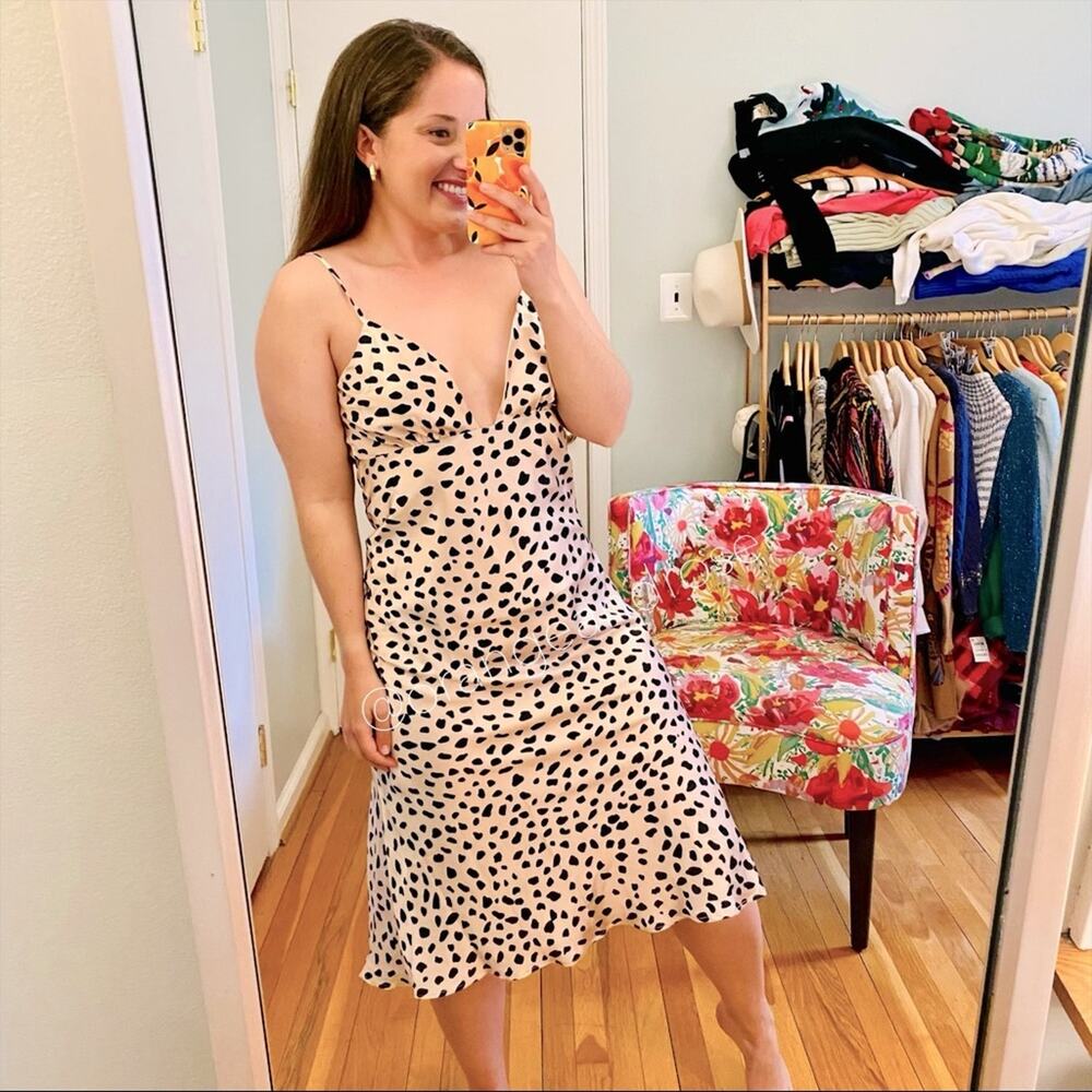 By Together Pink Black Sexy Midi Dress XS